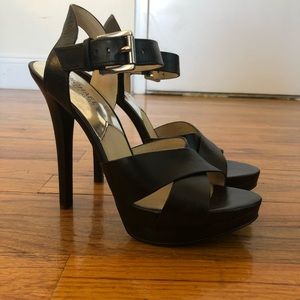 Michael Kors Black Platform Heels